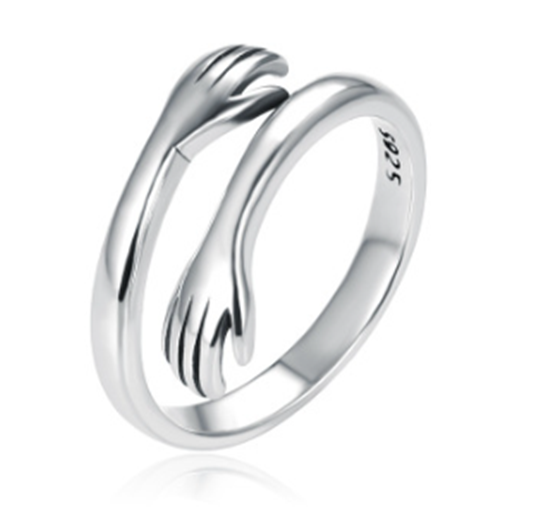 Hug Ring - 925 Silver