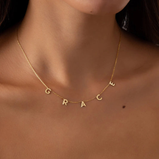 Personalized Alphabet Name Necklace